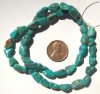 16 inch strand of Turquoise Nuggets
